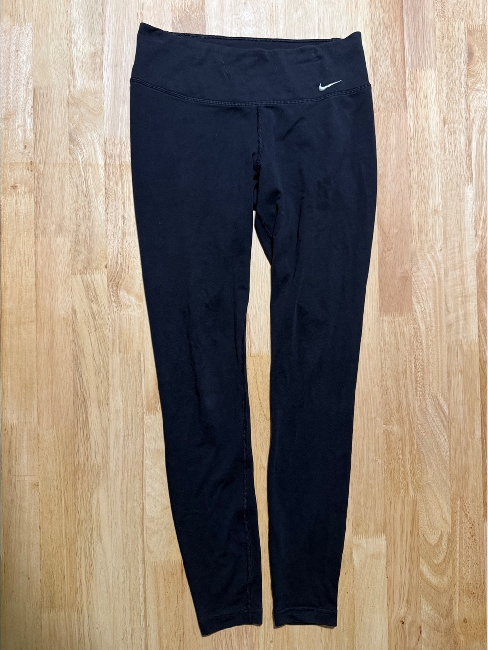 Nike Women’s Medium Black Dri-FIT Cotton Blend Full Length Leggings
